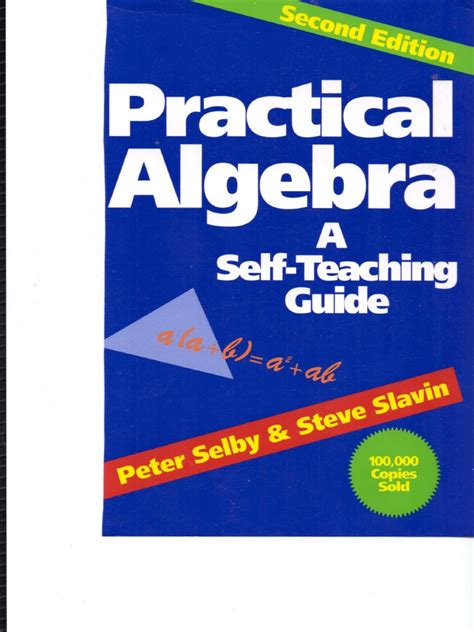 practical algebra a self teaching guide pdf Doc