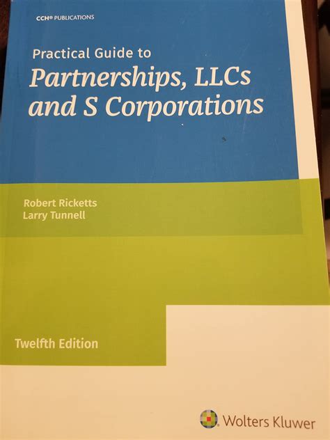 practical guide to partnerships and llcs 6th edition PDF