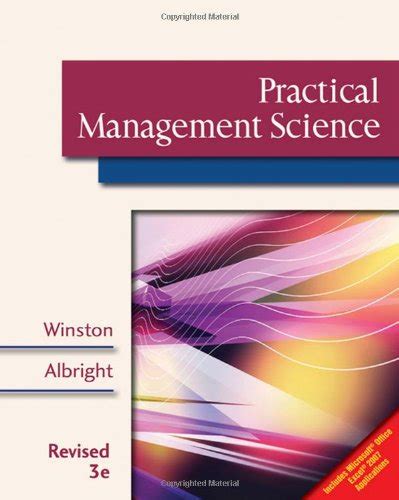 practical management science 3rd edition solutions manual Doc