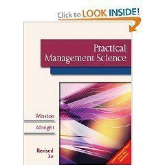 practical management science revised book only pdf Kindle Editon