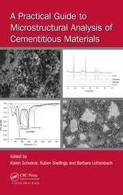 practical microstructural analysis cementitious materials Doc