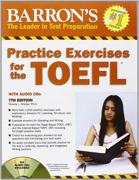 practice exercises toefl audio barrons Ebook PDF