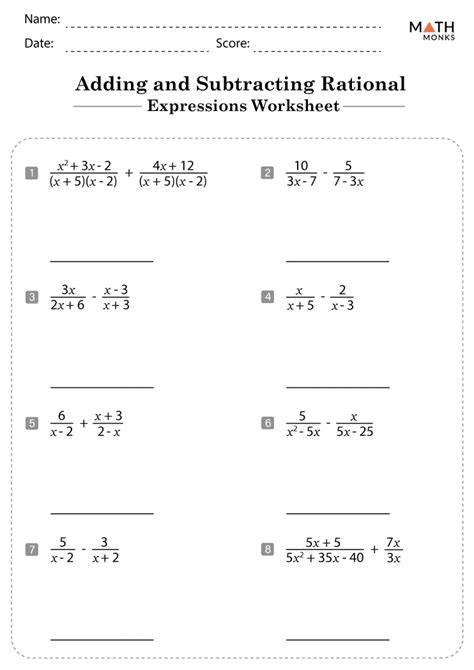practice-9-5-adding-and-subtracting-rational-expressions-worksheet-answers Ebook PDF