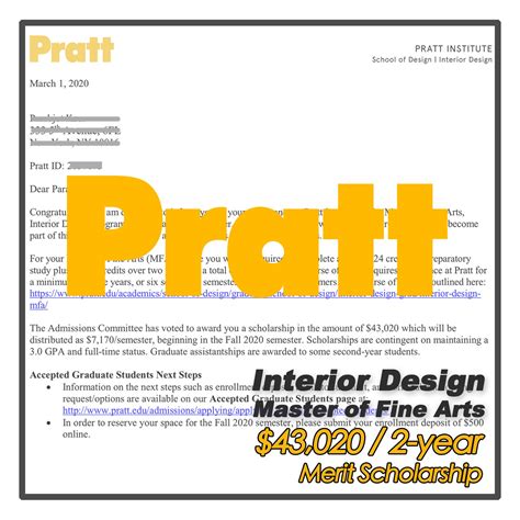 pratt institute scholarships