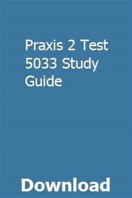 praxis 2 5033 sample test Ebook Kindle Editon