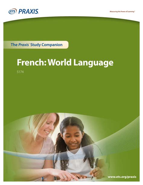 praxis french world language study guide PDF