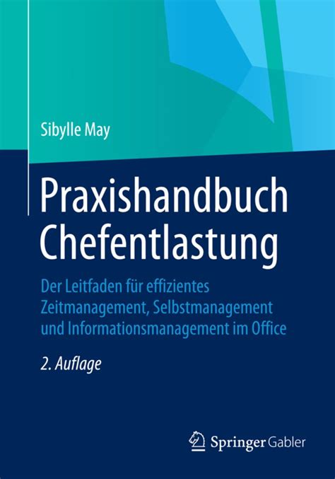praxishandbuch chefentlastung sibylle may Epub