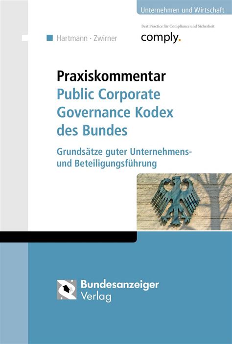 praxiskommentar public corporate governance bundes Doc