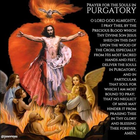 praying with the saints for the holy souls in purgatory Reader