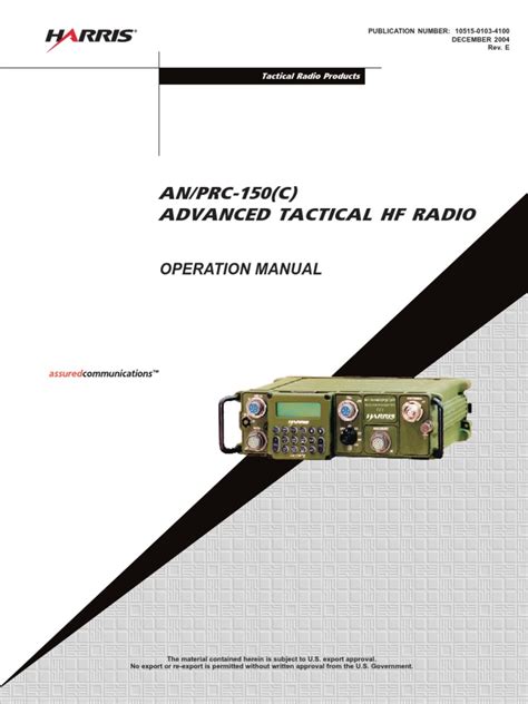 prc 150 operator manual pdf Doc