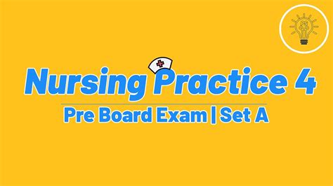 pre board exam for nursing PDF