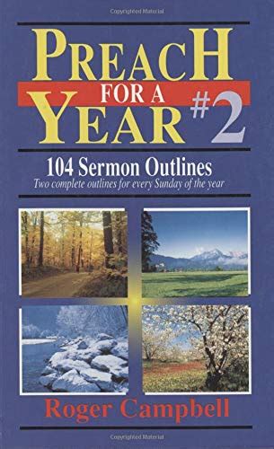 preach for a year 104 sermon outlines preach for a year series Reader