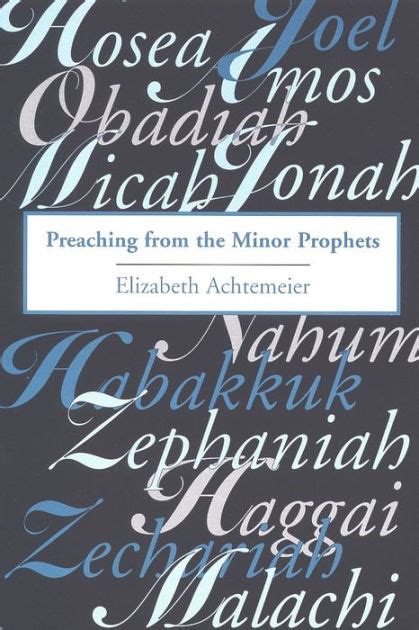 preaching from the minor prophets texts and sermon suggestions PDF