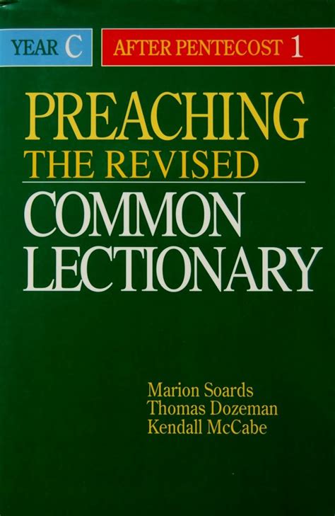 preaching the revised common lectionary year c after pentecost 1 Reader