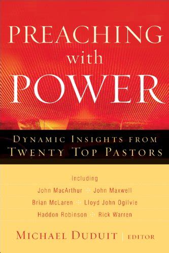 preaching with power dynamic insights from twenty top communicators Doc