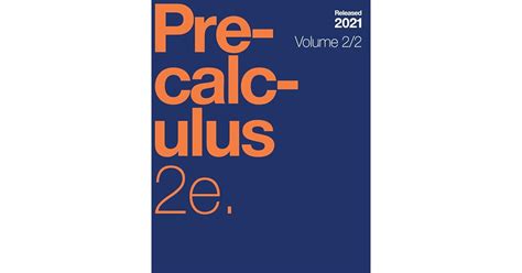 precalculus 2e jay abramson