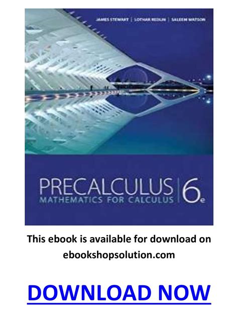 precalculus mathematics for calculus 6th edition solutions manual Doc