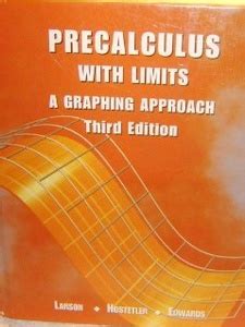 precalculus with limits 3rd edition answers PDF