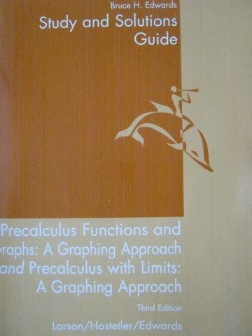 precalculus with limits a graphing approach 3rd edition pdf PDF