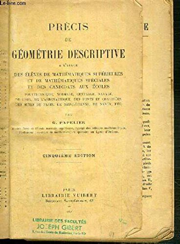 precis de geometrie descriptive lusage PDF