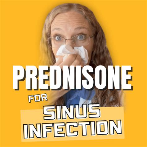 prednisone for sinus infection