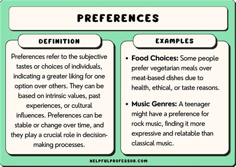 preference decisions are also called