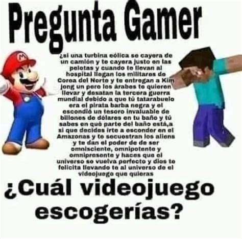 pregunta gamer