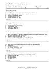 prelude to programming 5th edition chapter2 answers PDF