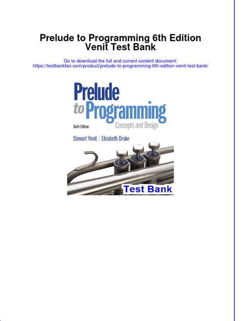 prelude to programming 6th edition chapter 6 test Epub