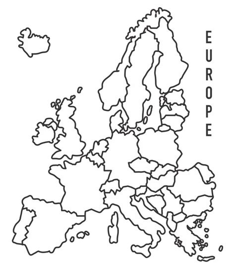 prentice hall 67 europe blank outline map Doc