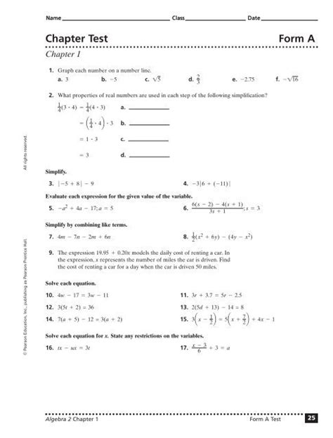 prentice hall algebra 1 chapter8 test factor Reader