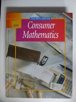 prentice hall consumer mathematics teachers edition Kindle Editon