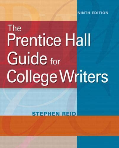 prentice hall essential guide for college writers the 9th edition Epub