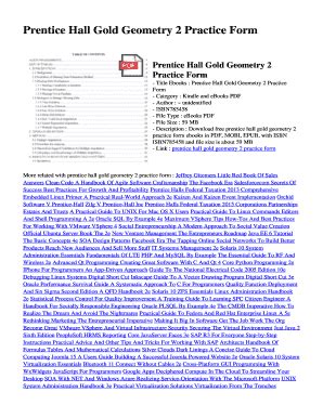 prentice hall gold geometry 2 practice form Epub