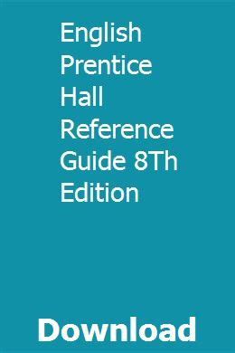 prentice hall reference guide 8th Doc