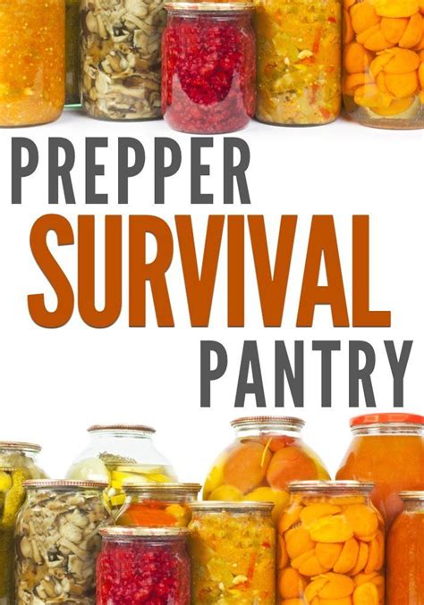 prepper survival pantry the survivors guide to food storage water storage canning and preserving Epub