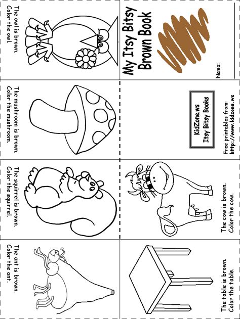 preschool activities for book brown Reader