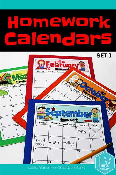 preschool-monthly-homework-calendar Ebook Reader