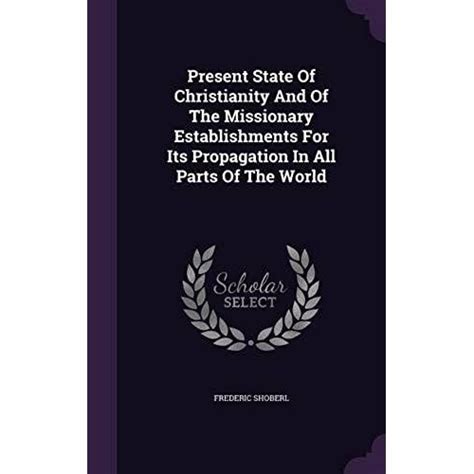 present state christianity missionary establishments PDF
