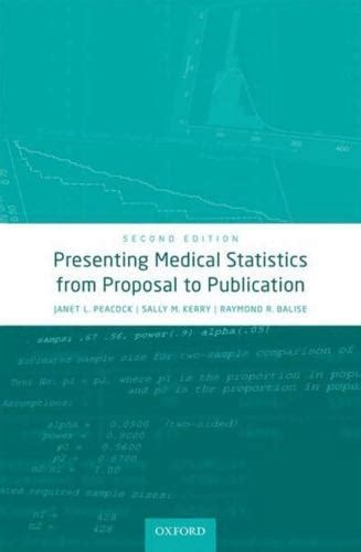 presenting medical statistics from Kindle Editon