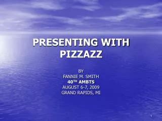 presenting with pizzazz Reader