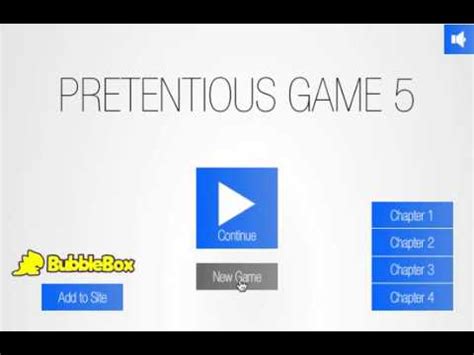 Pretentious Game 5 Walkthrough
