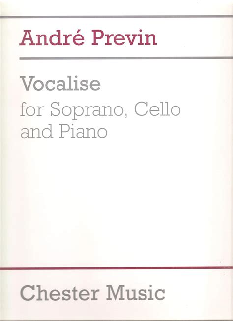 previn vocalise soprano violoncello piano Epub