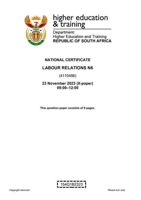 previous labour relations n6 question papers Kindle Editon