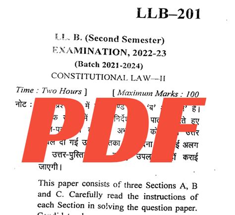 previous year question papers llb 2nd semester Epub