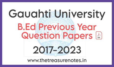 previous years question papers gauhati university Reader