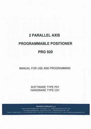 prg 920 manual pdf Reader