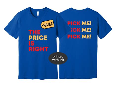 price is right shirt ideas