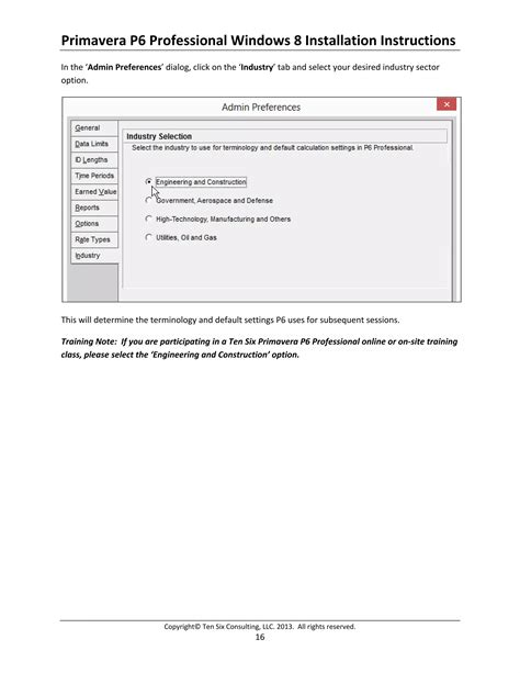 primavera p6 installation guide PDF