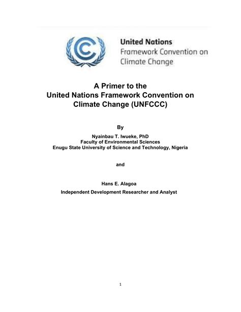 primer nations framework convention climate Epub